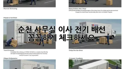 순천 사무실 이사? 전기 배선 꼼꼼하게 체크하세요!